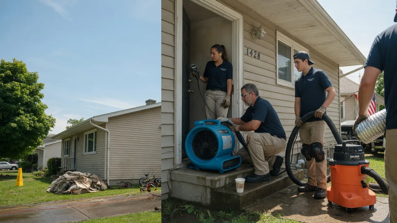 Water Damage Restoration in Lerna, IL near me